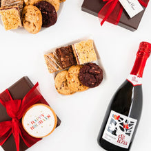 Load image into Gallery viewer, Cookie & Wine Gift Boxes by Sweet Flour