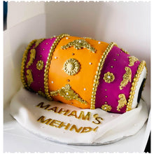 Load image into Gallery viewer, Dholki Cakes by Hena Tayyab	